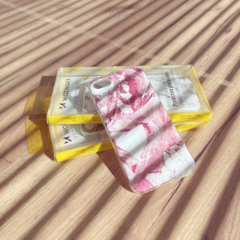  Marble żelowe etui pokrowiec marmur Samsung Galaxy S22+ różowy - zdj. dodatkowe 2