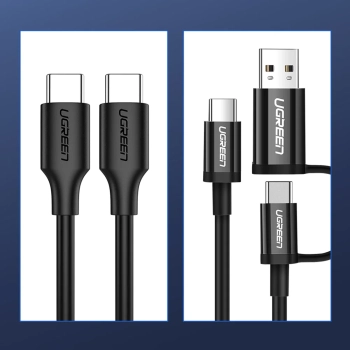  Kabel przewód USB-C do ładowania i transferu danych 3A 3m czarny - zdj. dodatkowe 10