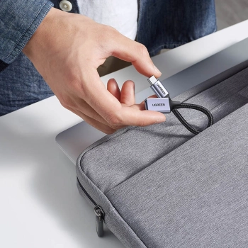  Adapter przejściówka kabla USB-C na USB-A 5Gb/s 15cm czarny - zdj. dodatkowe 10