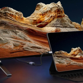  Adapter przejściówka kabla USB-C na USB-A 5Gb/s 15cm czarny - zdj. dodatkowe 7