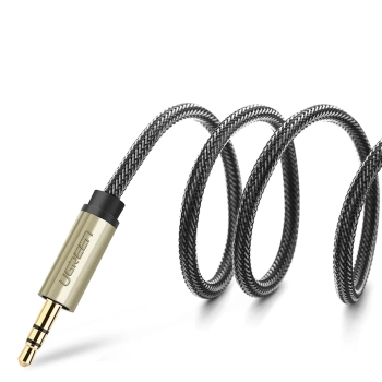  Kabel przewód audio mini jack 3.5 mm - 2 x jack 6.35mm 2m szary - zdj. dodatkowe 6