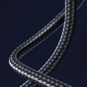  Kabel przewód kątowy USB-C - USB 2.0 480Mb/s 3A 3m czarny - zdj. dodatkowe 5