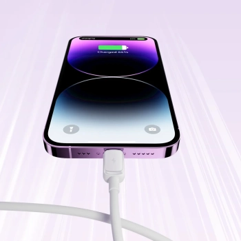  Kabel przewód do iPhone Lightning - USB 2.4A 1.2m biały - zdj. dodatkowe 10