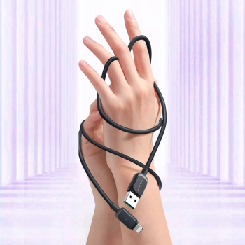  Kabel przewód do iPhone Lightning - USB 2.4A 1.2m czarny - zdj. dodatkowe 9