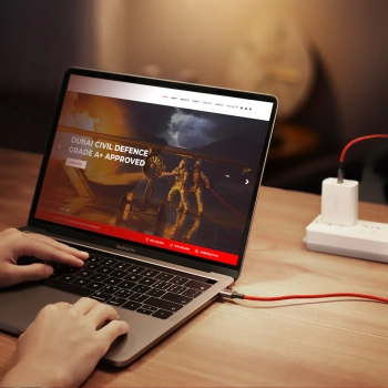  Kabel przewód w oplocie USB-C - USB-C 2.0 3A czerwony - zdj. dodatkowe 6