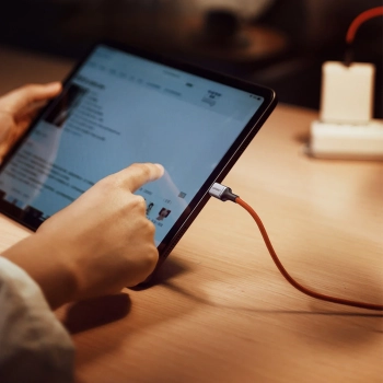  Kabel przewód w oplocie USB-C - USB-C 2.0 3A czerwony - zdj. dodatkowe 8