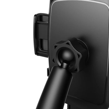  Uchwyt mechaniczny samochodowy uniwersalny do telefonu na kokpit szybę czarny - zdj. dodatkowe 5