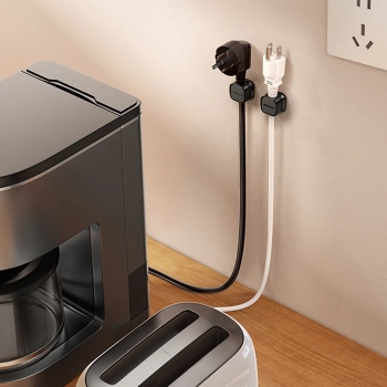  Uchwyt organizer do kabli i przewodów magnetyczny czarny - ZESTAW 3 szt. - zdj. dodatkowe 10