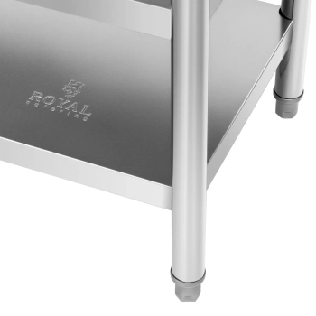  Stół blat roboczy centralny stalowy 2 półki 180 x 70 cm do 600 kg - zdj. dodatkowe 3