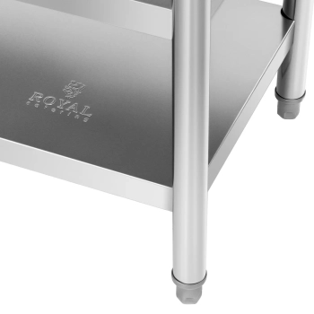  Stół blat roboczy centralny stalowy 2 półki 100 x 60 cm do 600 kg - zdj. dodatkowe 3