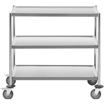  Wózek kelnerski cateringowy do serwowania 3 półki 82 x 50 cm do 60 kg - zdj. dodatkowe 1