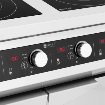  Kuchnia indukcyjna wolnostojąca z szafką 4 palniki 400 V 17000 W - zdj. dodatkowe 3