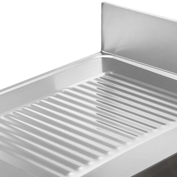  Zlew basen dwukomorowy z ociekaczem półką i rantem 140 x 70 x 97 cm - zdj. dodatkowe 4