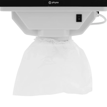  Biurko stolik do manicure kosmetyczny z pochłaniaczem pyłu składany na kółkach 90 x 42 x 73 cm biały - zdj. dodatkowe 4