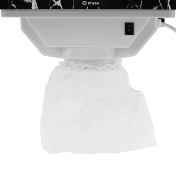  Biurko stolik do manicure kosmetyczny z pochłaniaczem pyłu składany na kółkach 90 x 43 x 73 cm czarny - zdj. dodatkowe 4