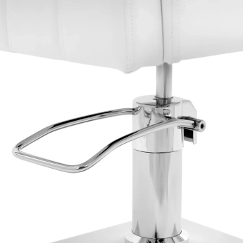  Fotel fryzjerski barberski kosmetyczny z podnóżkiem Physa COTTAM - biały - zdj. dodatkowe 3