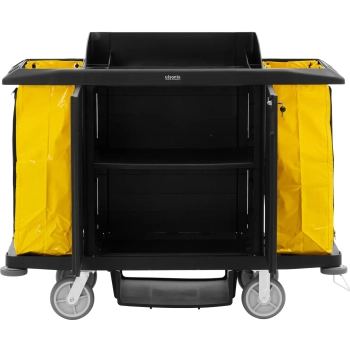  Wózek hotelowy serwisowy do sprzątania na klucz 2 worki 162 x 60 x 127 cm - zdj. dodatkowe 1