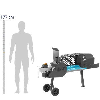  Łuparka rębak do drewna elektryczny śr. 28 cm 8 t 1050 W - zdj. dodatkowe 2