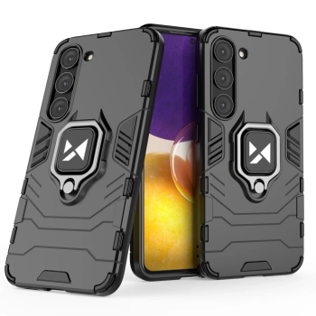  Etui pancerny pokrowiec do Samsung Galaxy S23+ uchwyt magnetyczny Ring Armor czarny - zdj. dodatkowe 9