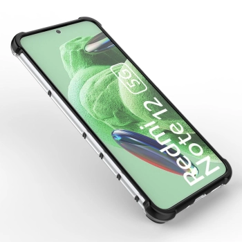  Etui pancerny hybrydowy pokrowiec do Xiaomi Redmi Note 12 5G / Poco X5 5G Honeycomb czarny - zdj. dodatkowe 9