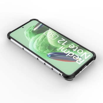  Etui pancerny hybrydowy pokrowiec do Xiaomi Redmi Note 12 5G / Poco X5 5G Honeycomb czarny - zdj. dodatkowe 10