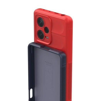  Etui elastyczny pokrowiec do Xiaomi Redmi Note 12 Pro+ Magic Shield Case czerwony - zdj. dodatkowe 5
