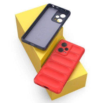  Etui elastyczny pokrowiec do Xiaomi Redmi Note 12 Pro+ Magic Shield Case czerwony - zdj. dodatkowe 7