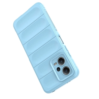  Etui elastyczny pokrowiec do Xiaomi Redmi Note 12 5G / Poco X5 5G Magic Shield Case jasnoniebieski - zdj. dodatkowe 3