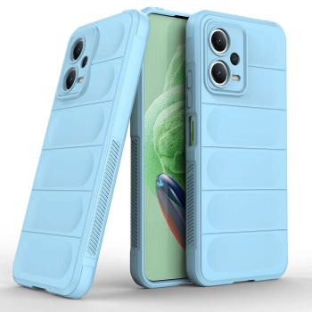  Etui elastyczny pokrowiec do Xiaomi Redmi Note 12 5G / Poco X5 5G Magic Shield Case jasnoniebieski - zdj. dodatkowe 6