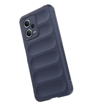 Etui elastyczny pokrowiec do Xiaomi Redmi Note 12 5G / Poco X5 5G Magic Shield Case niebieski - zdj. dodatkowe 4