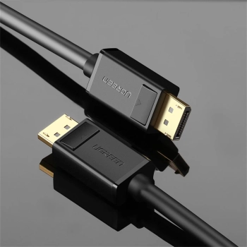  Kabel przewód DisplayPort HDR 3D 4K 1m czarny - zdj. dodatkowe 1