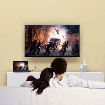  Kabel przewód DisplayPort HDR 3D 4K 1m czarny - zdj. dodatkowe 5