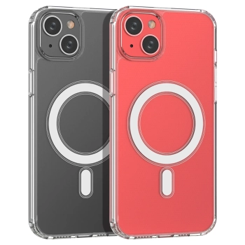  Żelowe elastyczne etui do iPhone 15 Plus magnetyczne z MagSafe przezroczyste - zdj. dodatkowe 6