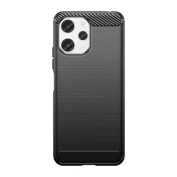  Elastyczne etui pokrowiec wzór karbon do Xiaomi Redmi 12 Carbon Case czarne - zdj. dodatkowe 6