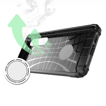  Etui pancerne wzmacniane do Samsung Galaxy S24 Hybrid Armor czarne - zdj. dodatkowe 5