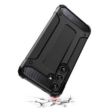  Etui pancerne wzmacniane do Samsung Galaxy S24 Hybrid Armor czarne - zdj. dodatkowe 7