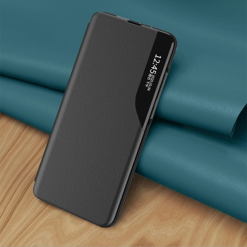 Etui pokrowiec do Samsung S24 Ultra z klapką i podstawką Eco Leather View Case czarne - zdj. dodatkowe 6