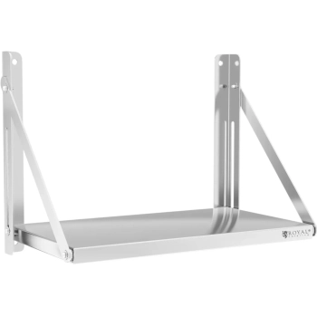  Półka ścienna gastronomiczna składana ze stali nierdzewnej do 40 kg 60 x 30 cm - zdj. dodatkowe 1