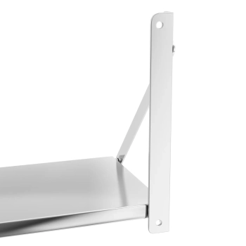  Półka ścienna gastronomiczna składana ze stali nierdzewnej do 40 kg 60 x 30 cm - zdj. dodatkowe 4