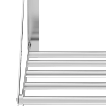  Półka ścienna wisząca stalowa nierdzewna składana 80 x 45 cm - zdj. dodatkowe 4