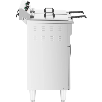  Frytownica elektryczna podwójna wolnostojąca z szafką 400 V 10000 W 26 l - zdj. dodatkowe 7