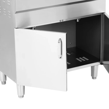  Frytownica elektryczna podwójna wolnostojąca z szafką 400 V 10000 W 26 l - zdj. dodatkowe 8