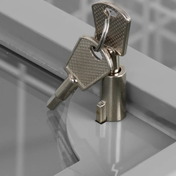  Zamrażarka skrzyniowa przeszklona z zamkiem do mrożonek lodów 360 l 297 W - zdj. dodatkowe 3