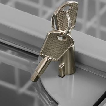  Zamrażarka skrzyniowa przeszklona z zamkiem do mrożonek lodów 550 l 383 W - zdj. dodatkowe 3