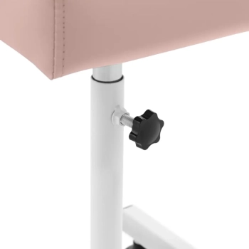  Podnóżek kosmetyczny do pedicure 24 x 22 cm wys. 47-67 cm - pudrowy róż - zdj. dodatkowe 2