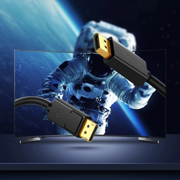  Kabel przewód do monitora TV DisplayPort 3m czarny - zdj. dodatkowe 2