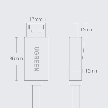  Kabel przewód do monitora TV DisplayPort 3m czarny - zdj. dodatkowe 7