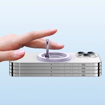  Magnetyczny uchwyt na telefon na palec MagSafe fioletowy - zdj. dodatkowe 4