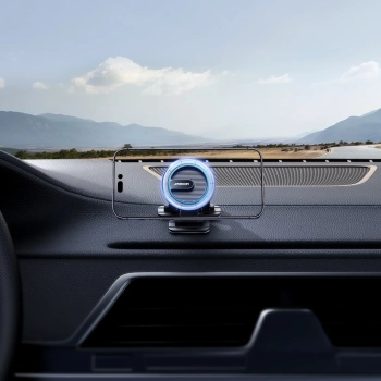  Uchwyt magnetyczny do telefonu na kokpit deskę rozdzielczą czarny - zdj. dodatkowe 10