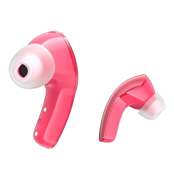  Słuchawki bezprzewodowe T9 Bluetooth 5.3 douszne USB-C czerwone - zdj. dodatkowe 7